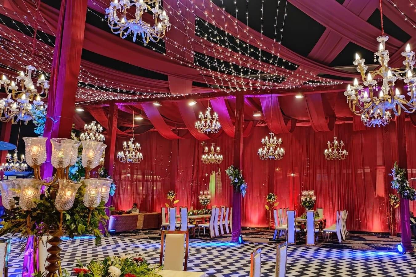 Reception decor